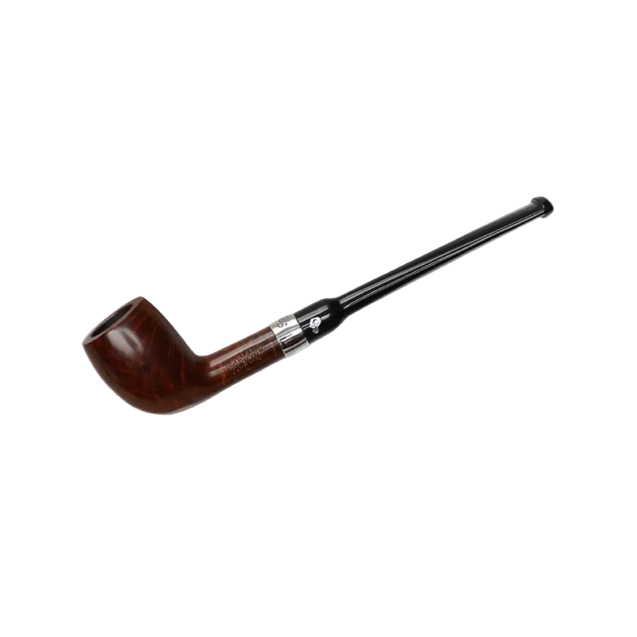 Peterson Speciality Smooth Nickel Mounted Belgique Pipe