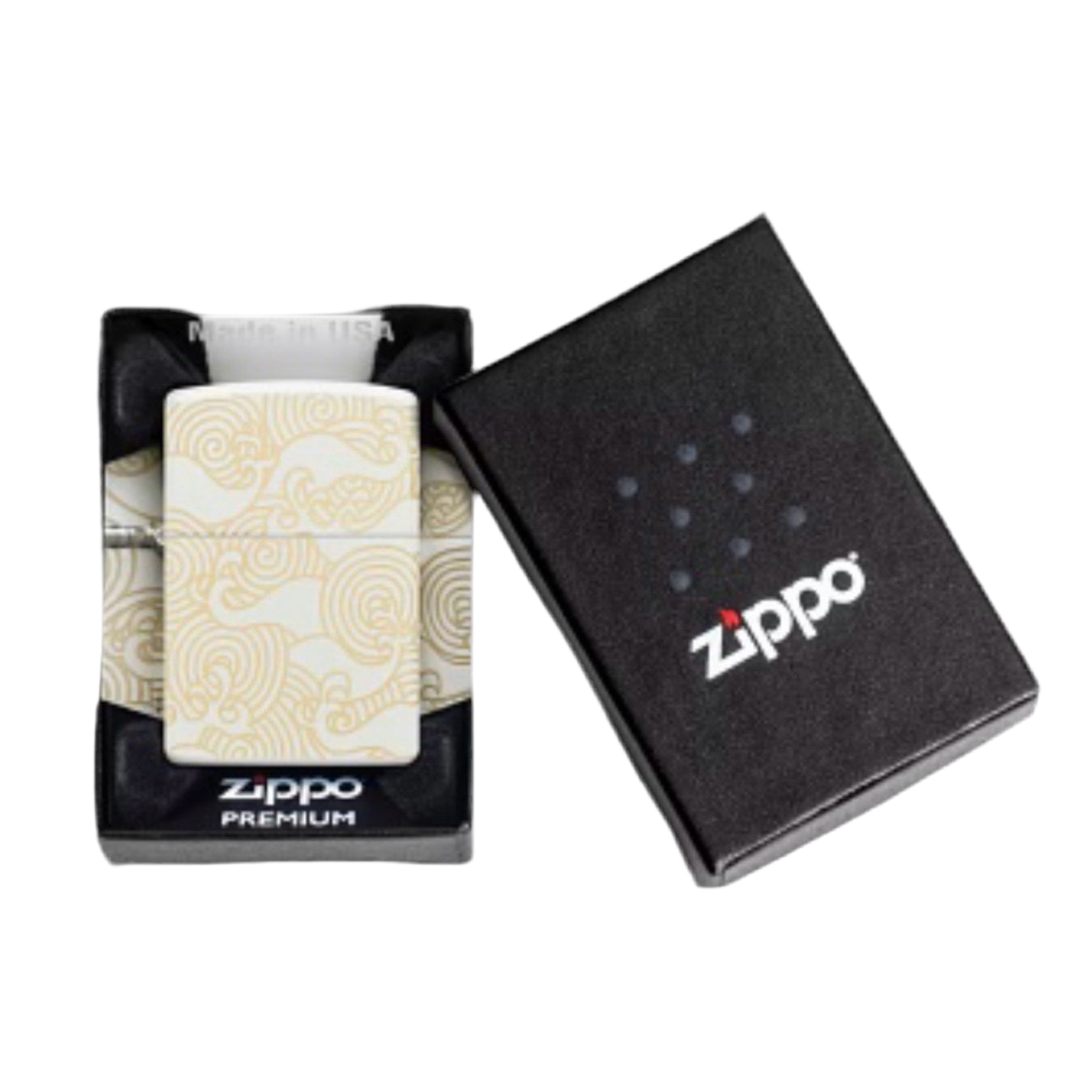 Zippo Waves Design (White Matte 360)