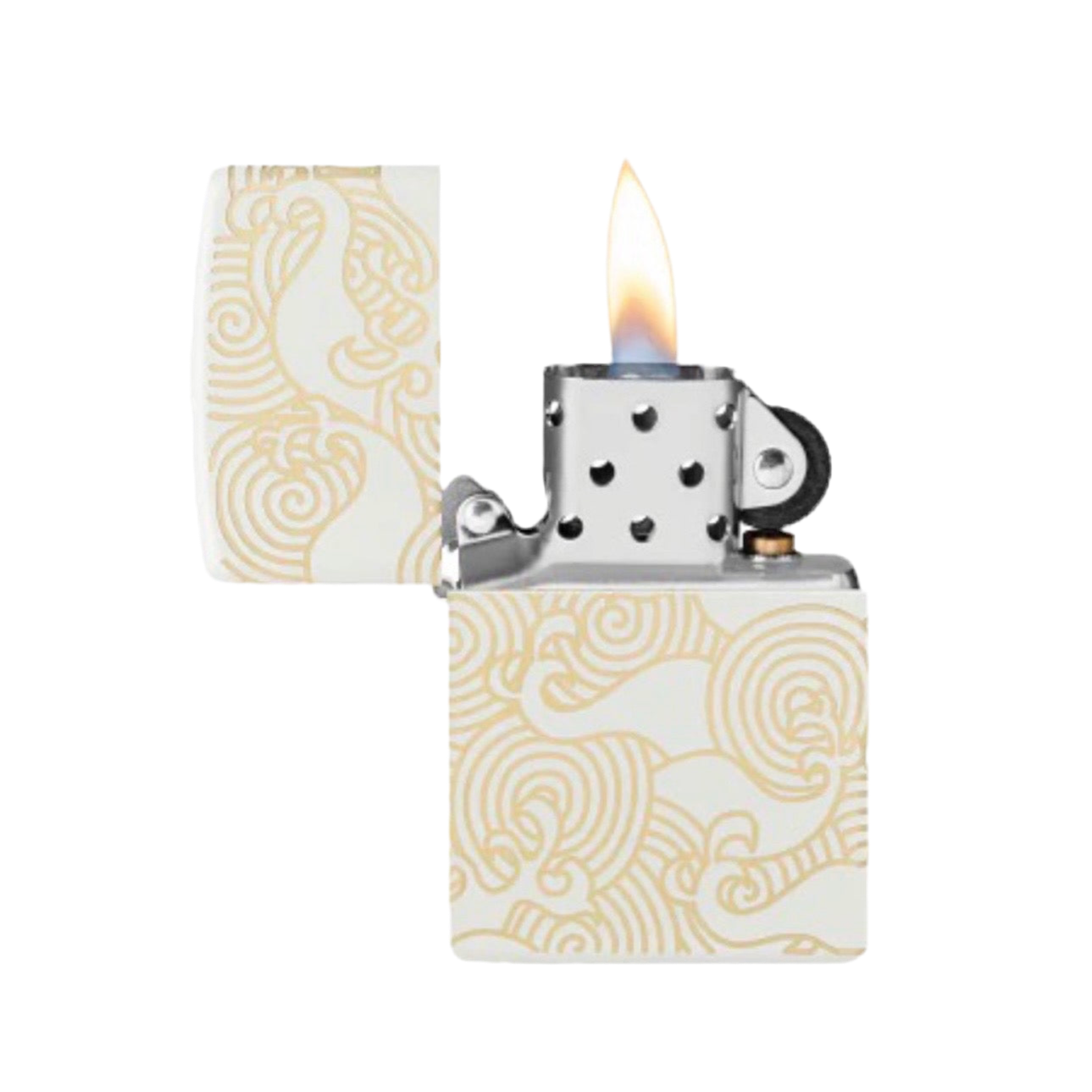 Zippo Waves Design (White Matte 360)