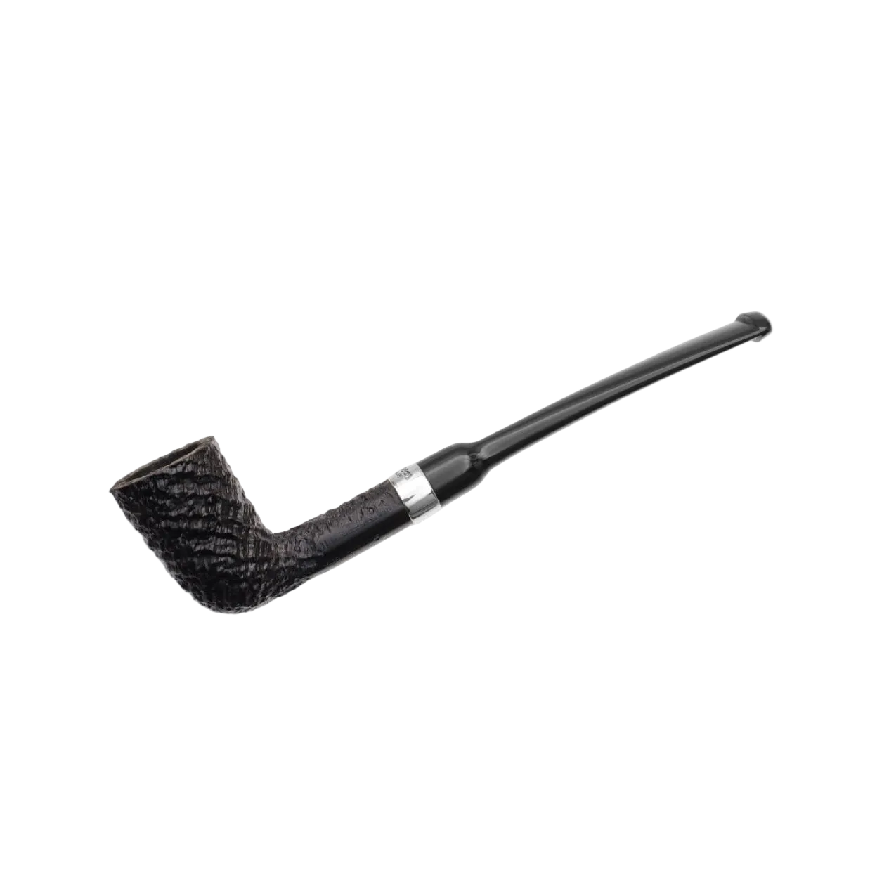 Peterson Speciality Sandblasted Nickel Mounted Dublin Fishtail Pipe