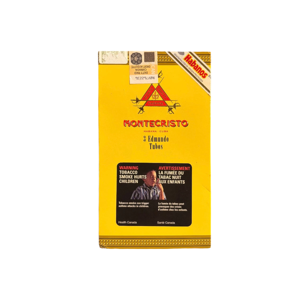 Montecristo Edmundo Tubos Pack of 3 (2016)