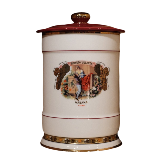 Romeo Y Julieta Ceramic Jar