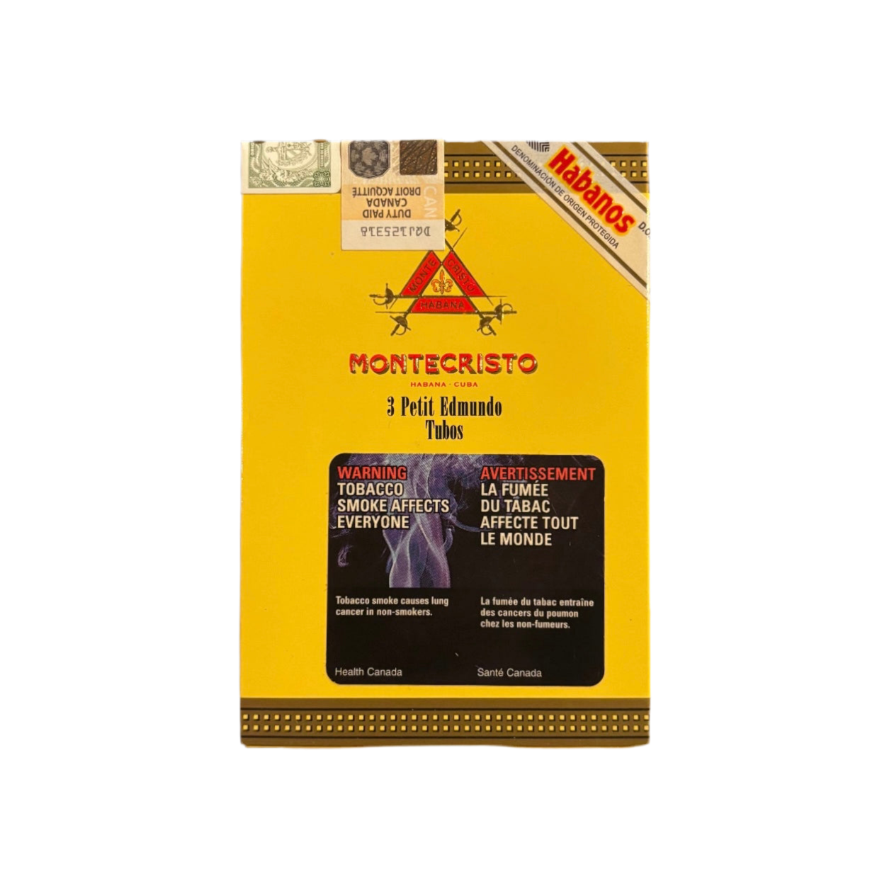 Montecristo Petit Edmundo Tubo Pack of 3 (2019)