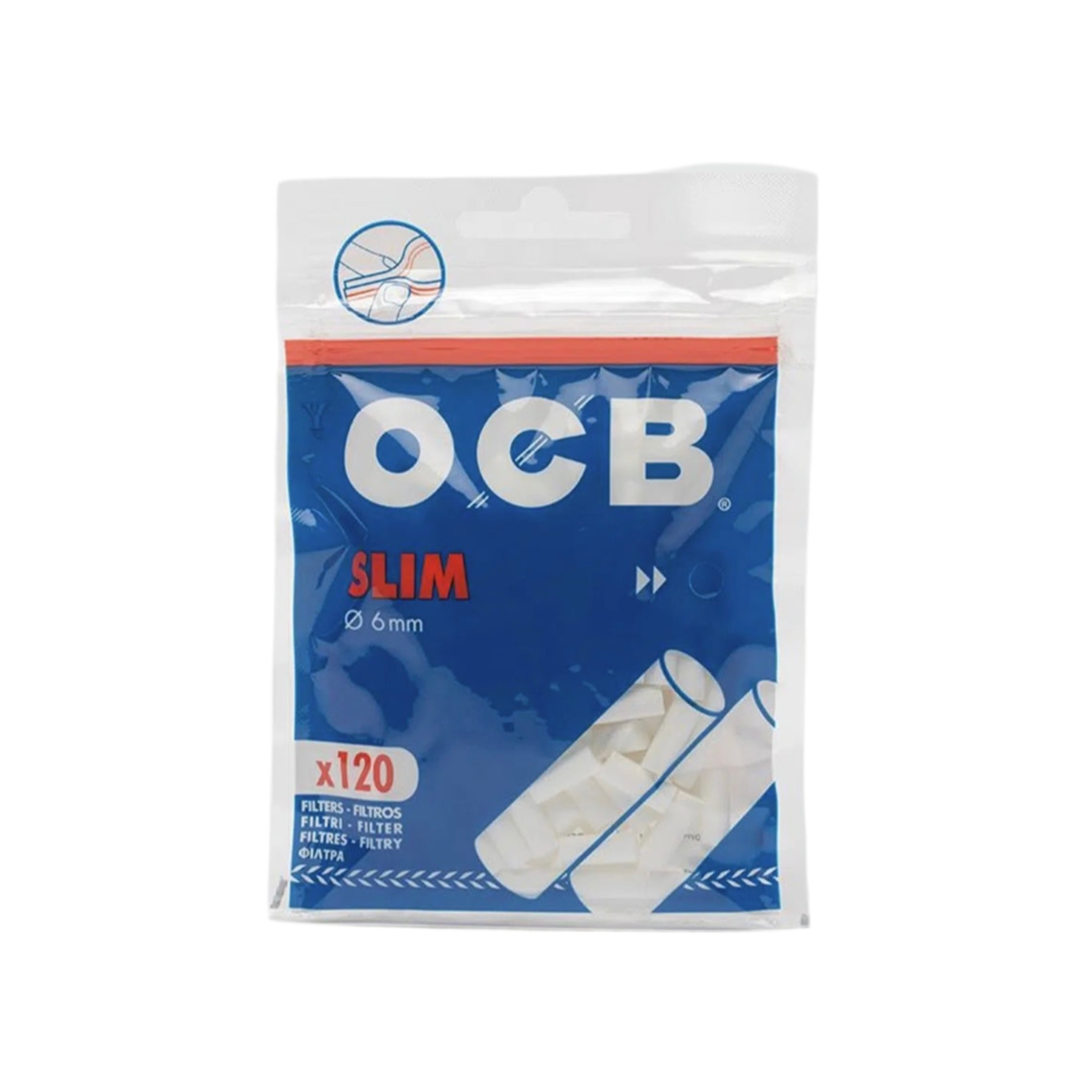 OCB Slim Filters Box of 34
