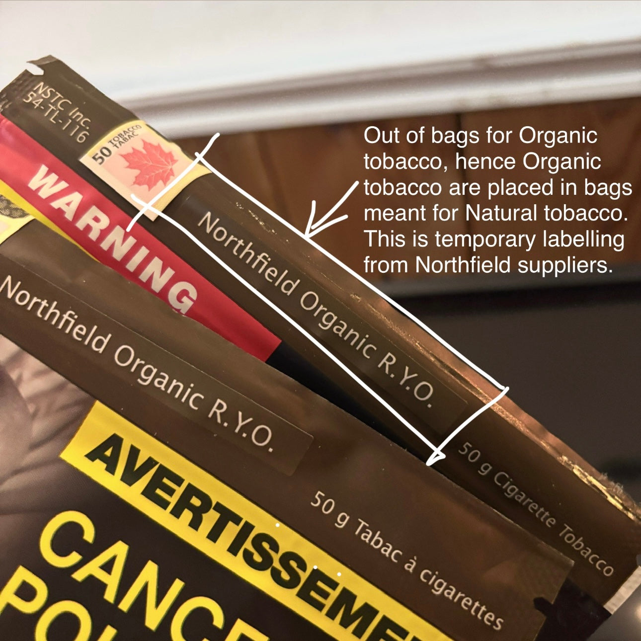 Northfield Organic Rolling Tobacco