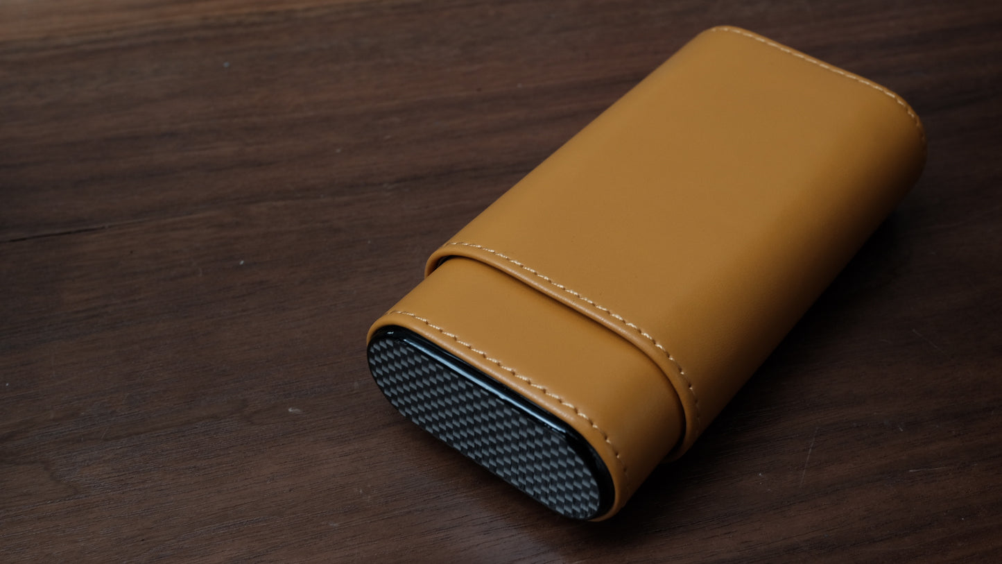 Carbon Fibre Top Cigar Case