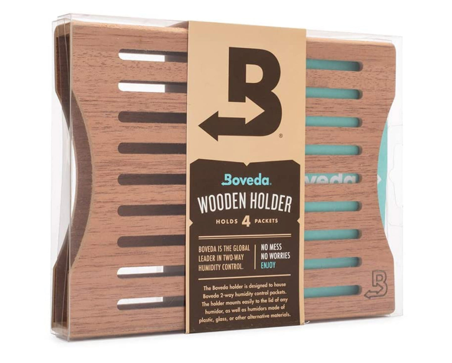 Boveda-Wooden Holder 4 Packets