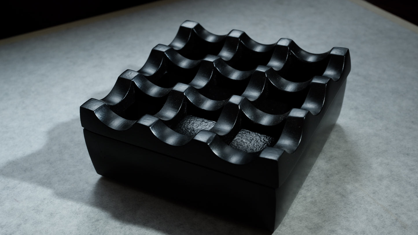 Small Square Grid Ashtray