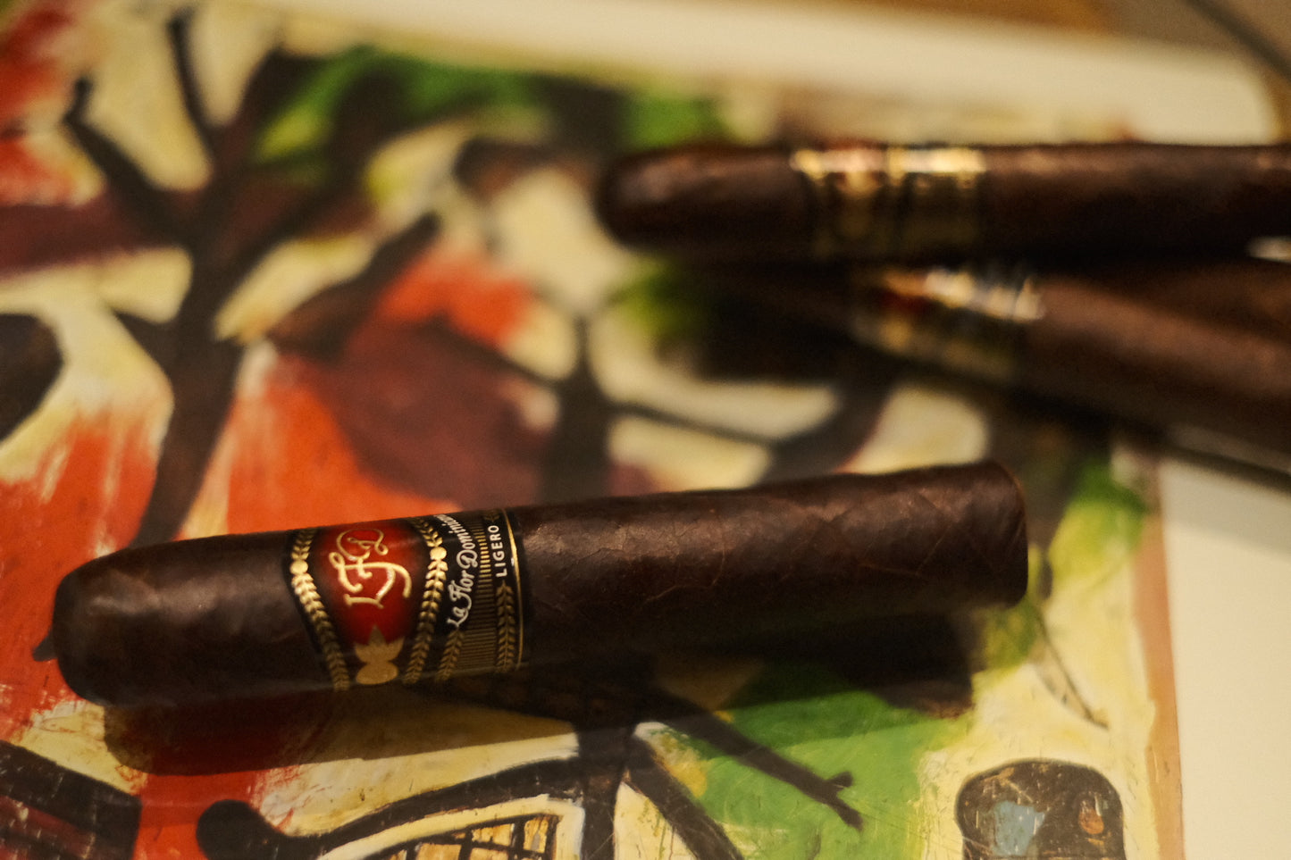 La Flor Dominicana Ligero Cabinet Oscuro L-500