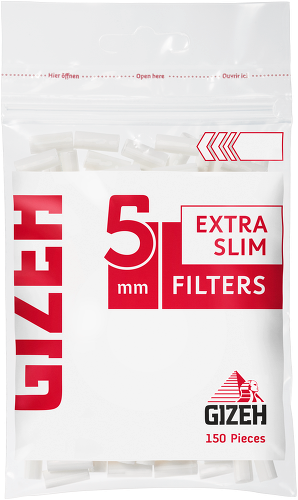 Filtros Gizeh 5 mm Extra Slim 150 filtros