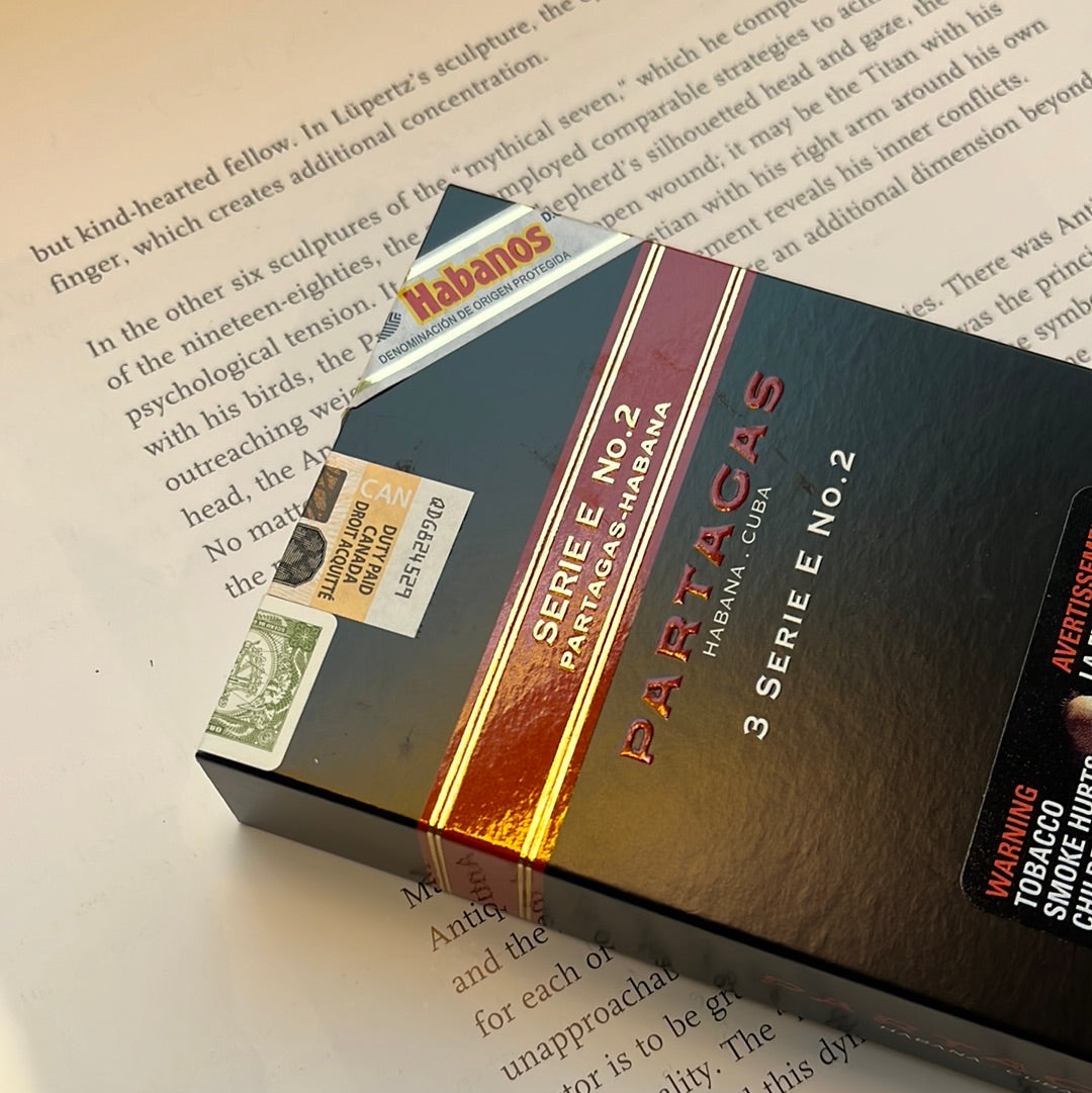 Partagas Serie E No. 2 Tubo Pack of 3 (Oct 2018)