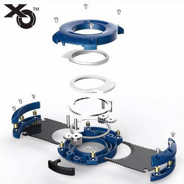 XIKAR Blue with Black Blades XO Cigar Cutter 403BL