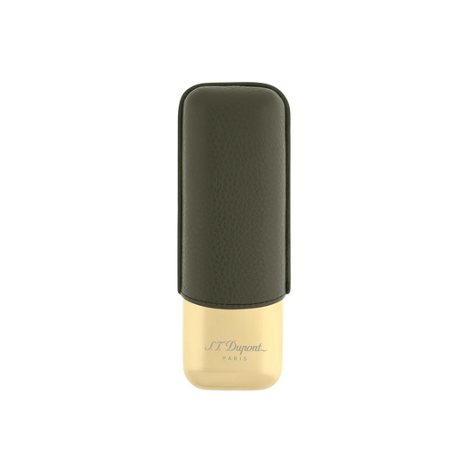 S.T. Dupont Khaki Leather Case