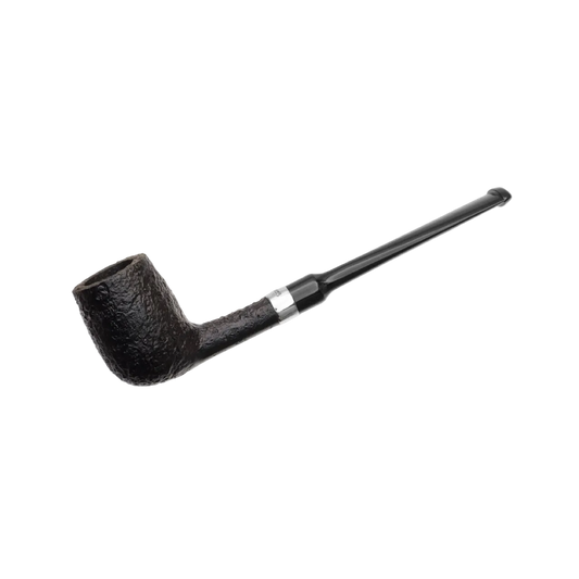 Peterson Speciality Sandblasted Nickel Mounted Billiard Fishtail Pipe