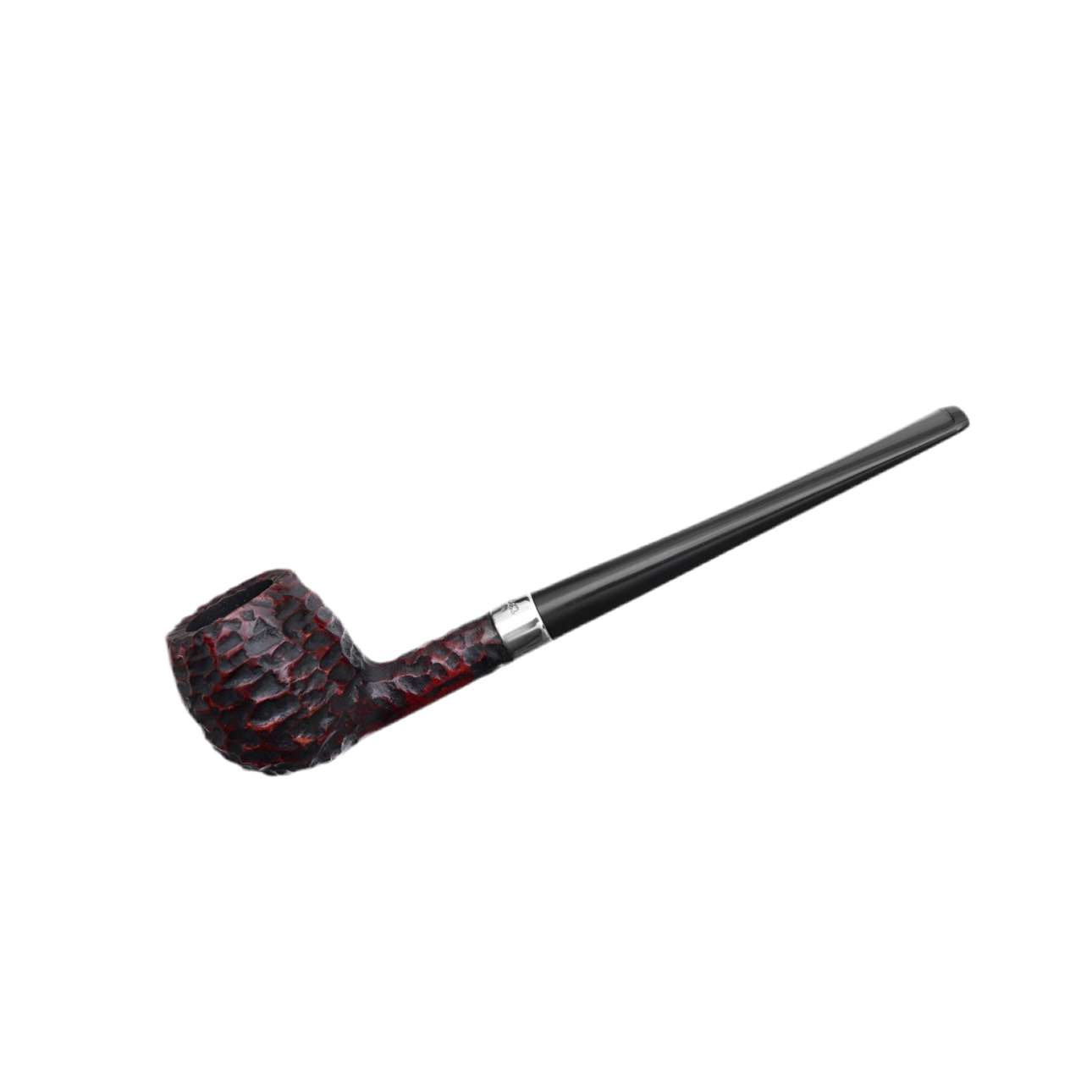 Peterson Junior Rusticated Straight Apple Fishtail Pipe