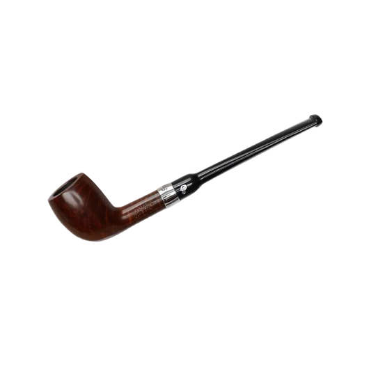 Peterson Speciality Smooth Nickel Mounted Belgique Pipe