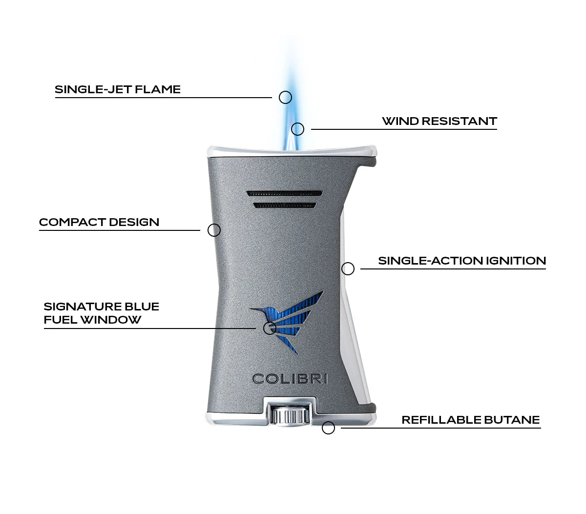 Colibri Slim Lighter