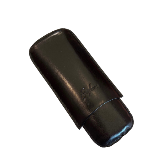 Brigham 2F Black Robusto Cigar Case