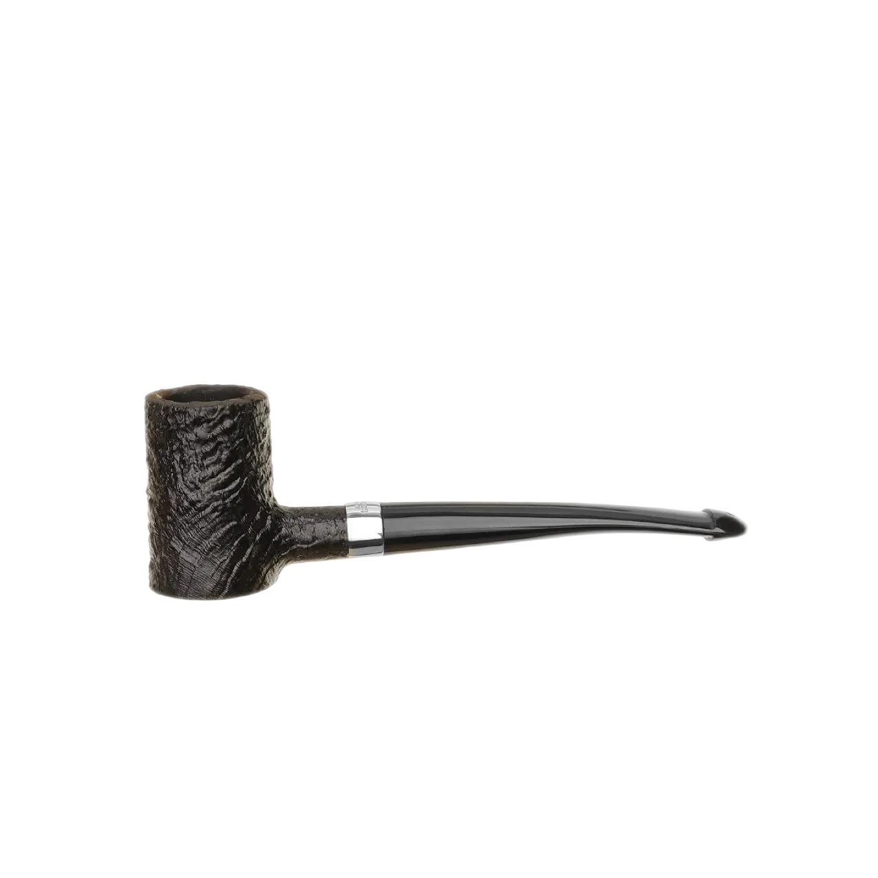 Peterson Speciality Sandblasted Nickel Mounted Tankard P-Lip Pipe