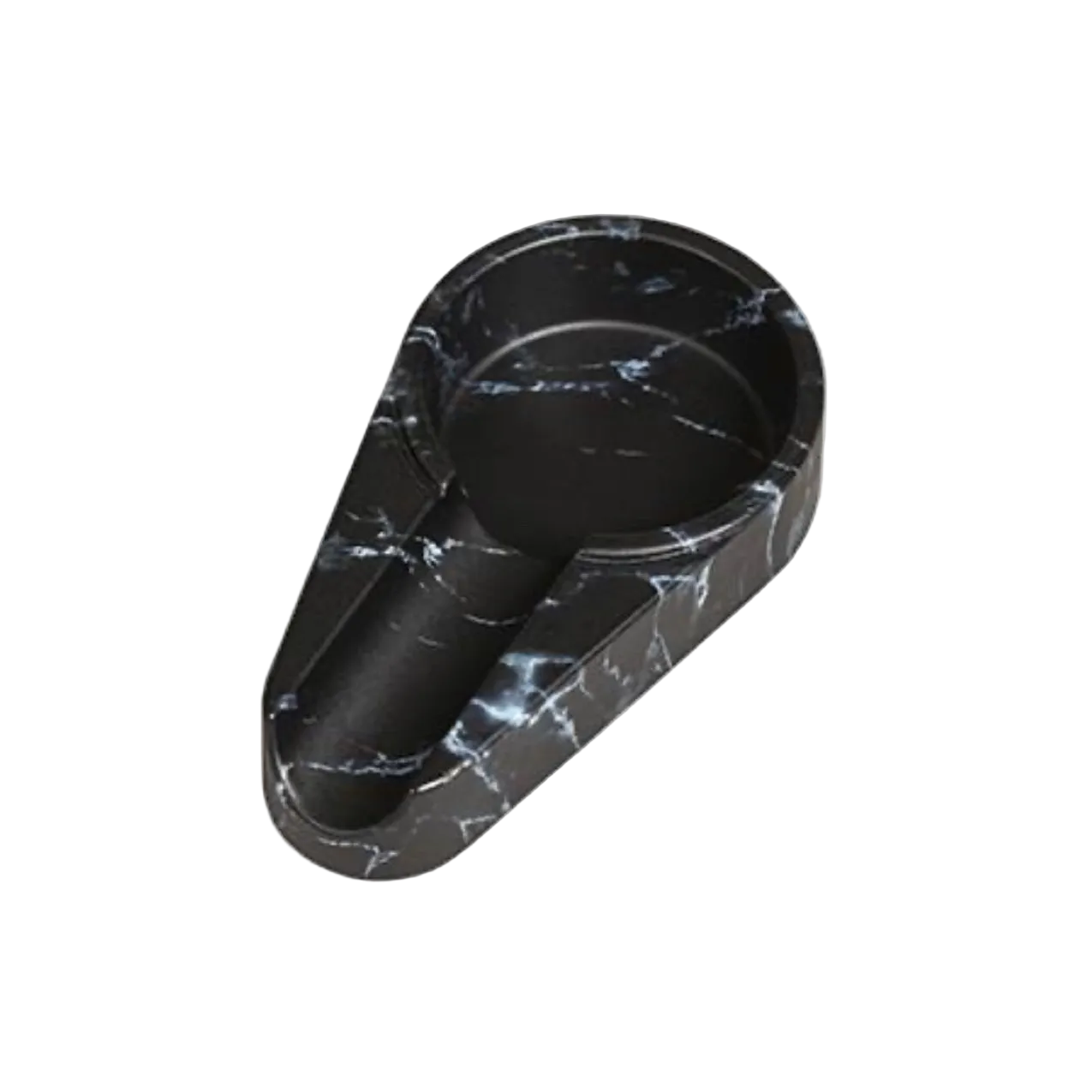 Lotus Melamine Single Cigar Marble Ashtray