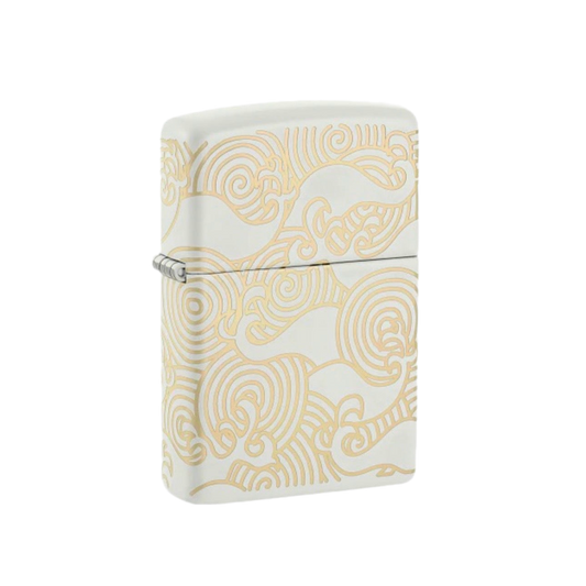 Zippo Waves Design (White Matte 360)