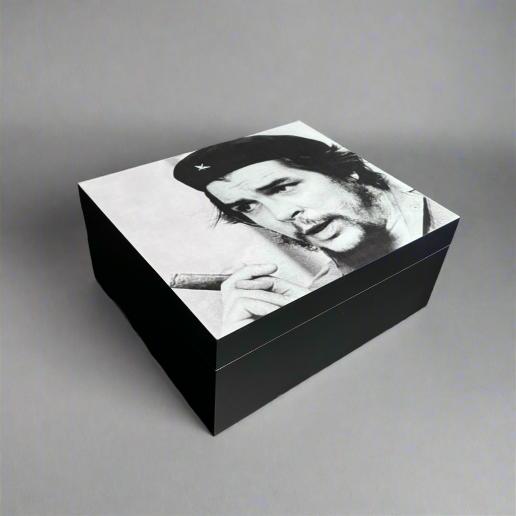 Che Guevara Black Print Humidor