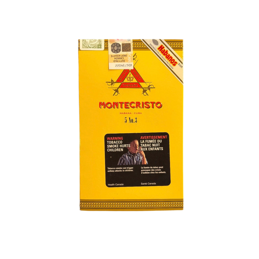 Montecristo No. 3 Pack of 5 (JUN 2018)