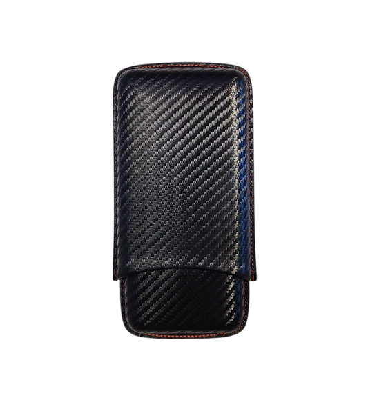 Carbon Fibre Case 3 Finger Cigar Case