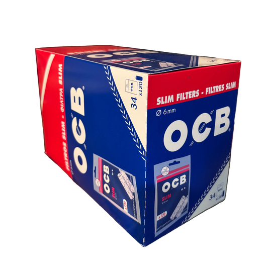 OCB Slim Filters Box of 34