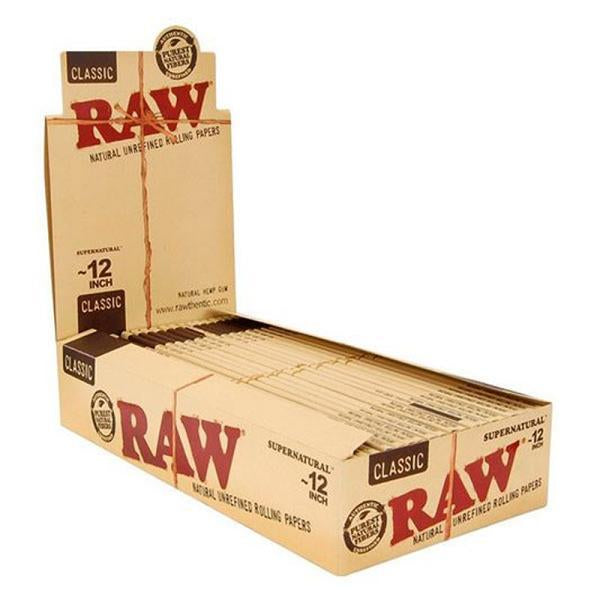 RAW 12” Natural Unrefined Rolling Papers